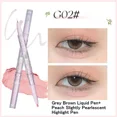 thumbnail image 1 of FLORTTE-delineador de ojos de doble cabeza, barra de gusano de seda, brillo de perla mate, delineador de sombra de ojos, lápiz resaltador, maquillaje de ojos, 1 of 5