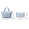 thumbnail image 3 of Bolsa De Ejercicios Bolsas de separación húmedas y secas Oxford de gran capacidad para viajes y natación (azul claro), 3 of 6