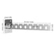 thumbnail image 3 of 8 Hole Foldable Hanger Wall Mounted Space Saving Clothes Drying Rack Closet Storage, 3 of 4