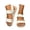 Beige, variant on Double Woven Strap Platform Slides, Platform Wedges Sandals Slingback Elastic Low Wedge Walking Sandals Comfortable Slip On Casual Shoes Outdoor Beach Footwear Flatform Wide Width Sandal, White 7