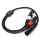 thumbnail image 4 of Cable de audio XLR macho 5 pines a doble XLR hembra 3 pines NikouMX 1,6 pies, 4 of 8