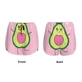 thumbnail image 5 of Picia Cute Avocado Pattern Women's 2 in 1 Athletic Running Shorts High Waisted Workout Casual Gym Sweat Shorts with Comfy Liner Zipper Pockets-Large, 5 of 9
