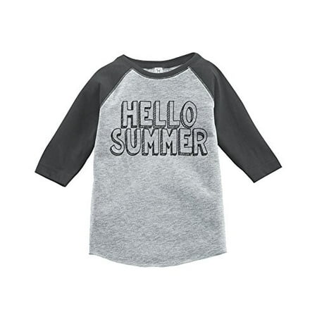 

Hello Summer Raglan Tee - Medium (10-12) T-shirt