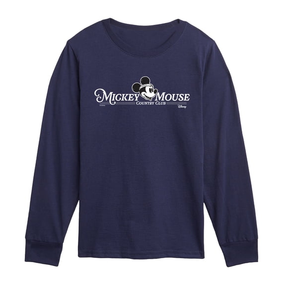 Disney - Mickey Mouse Country Club Long Sleeve Graphic T-Shirt