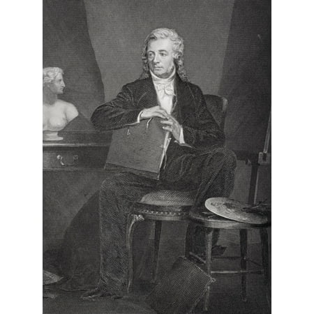 Posterazzi Washington Allston 1779 -1843 American Romantic Painter And Writer From Painting By Alonzo Chappel Canvas Art - Ken Welsh  Design Pics (24 x