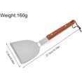 thumbnail image 4 of 1 utensilio de cocina, pala para cocinar, filete para freír, mango de plástico de acero inoxidable, pala para freír, placa de hierro, pala para freír, 4 of 5