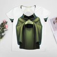 thumbnail image 4 of Mysterious Hooded Cloak Women's Blouse Short Sleeve Women's Top T-Shirt Spring Summer Clothes, 4 of 7
