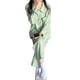 thumbnail image 2 of Pijama de 2 piezas para mujer, otoño/invierno, talla XL, manga larga, estampado de corazones verdes, 2 of 8