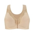 thumbnail image 3 of Exquisite Form 5100531 Fully® Wireless Cotton Back & Posture Support Bra with Front Closure & Lace, 3 of 6