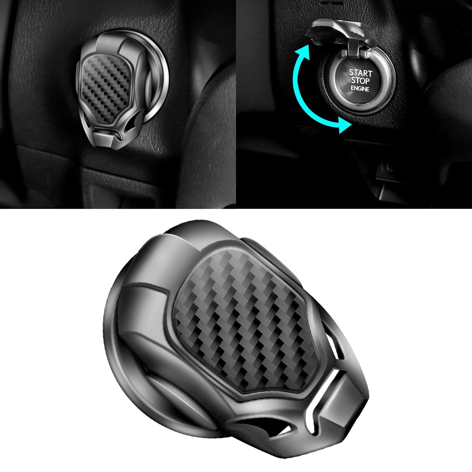 SIGuang Car Interior Engine Ignition Start / Stop Button Metal