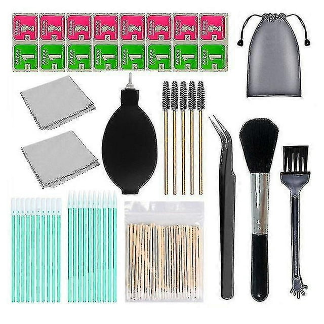 Kit de limpieza de 140 piezas para iPhone, AirPods y cámaras.