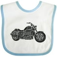 thumbnail image 3 of Inktastic Distressed Motorcycle Boys or Girls Baby Bib, 3 of 4