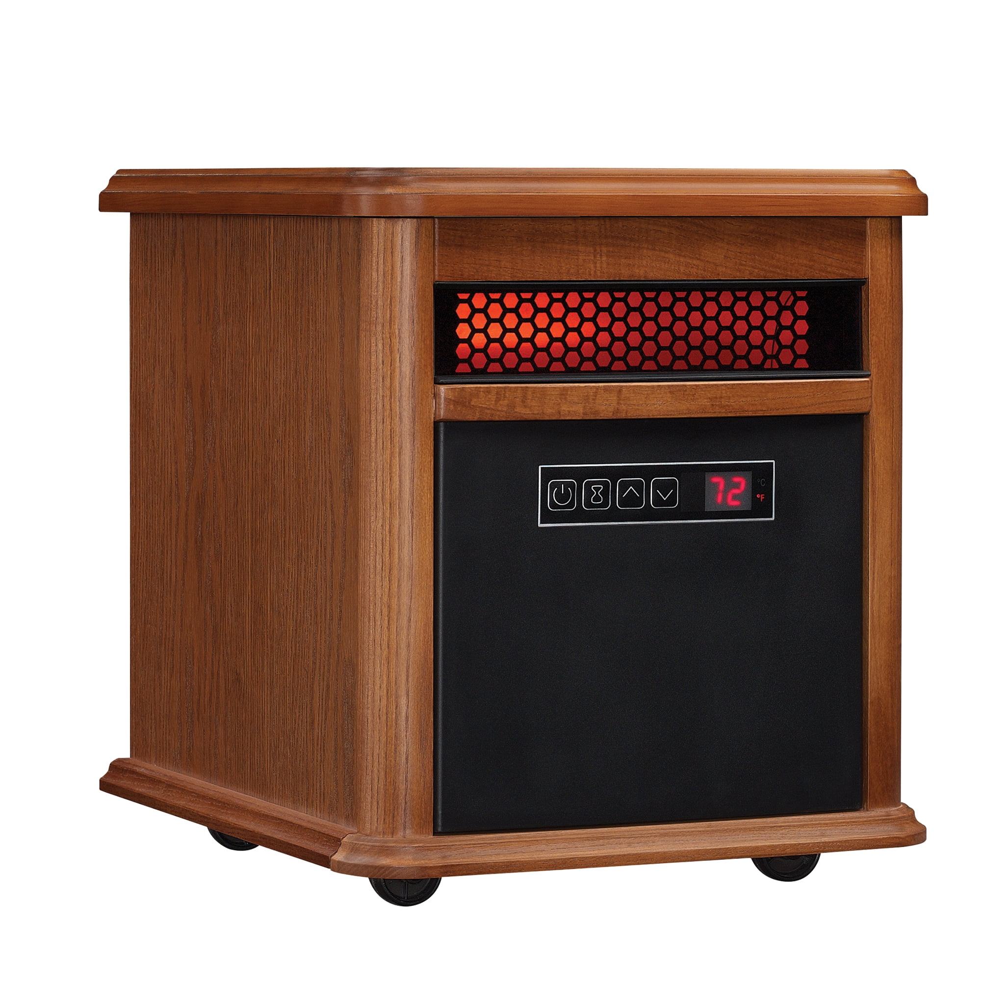 Duraflame 1500 Watt 5200 BTU Portable Electric Infrared Quartz Room Space Heater Walmart