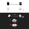 thumbnail image 2 of Cable de seguridad para niños Cerradura de ventana con llaves Adhesivo de protección contra caídas, 2 of 8