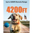 thumbnail image 4 of Collar de adiestramiento para perros Jugbow, control remoto LED, impermeable, 4200 pies, 4 of 8
