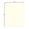 thumbnail image 2 of Cream Linen 14x17 Uncut Art Mat Board - No Opening - 1 Mat, 2 of 7