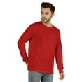 thumbnail image 2 of Inkmeso Men's Cotton Long Sleeve T-shirt Basic Crew Neck Shirt, 2 of 7