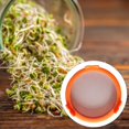 thumbnail image 4 of Sprouting Jar Lid, Strainer Screen Canning Jars, Mason Jar Sprout Lids, Mason Jar Strainer Lid, Sprouting Lids, Mason Jars Lids, Microgreens Growing Kit, Canning Lids, Sprouting Kit, Orange, 4 of 7
