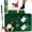 RED, variant on Mini Golf Game Set with Tiny Golfers on Stick, Family Desk Putting Game Red Green