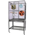 thumbnail image 4 of Brisbane Cage (Black) - Large Spacious Durable Metal Cage - for Sugar Gliders, Chinchillas, Squirrels, Ferrets & Other Small Pets…, 4 of 7