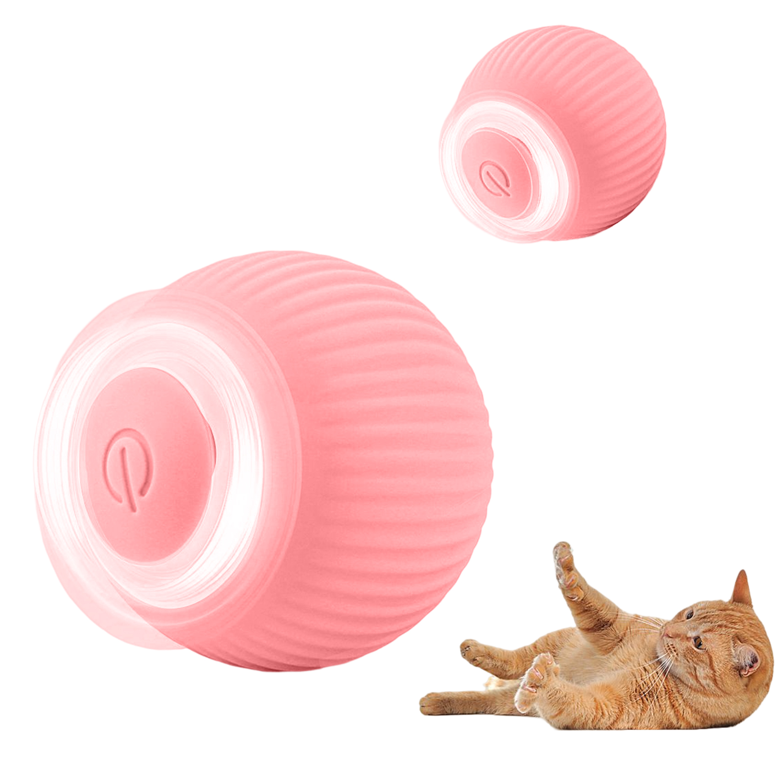 Juiluna Interactive Cat Ball Toys, USB Rechargeable Bouncing Balls