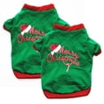thumbnail image 1 of Camiseta navideña para perros, ropa de algodón para mascotas, vestido navideño para perros590, 1 of 5