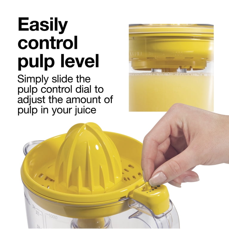 Proctor Silex Electric Citrus Juicer with 34 oz Pitcher, Yellow photo 7