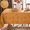 Leaves-Amber, variant on Thanksgiving Tablecloth Jacquard Heavy Duty & Spill Proof Table Cloth with Autumn Leaves, Washable Table Cover for Fall Harvest Holidays 60" x 84" Rust