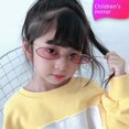 thumbnail image 3 of Gafas de sol ovaladas para niños, anti-UV, para niños y niñas, para espectáculos, modernas y combinables, 3 of 5
