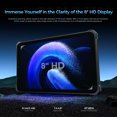thumbnail image 4 of Oukitel RT3 PLUS Rugged Tablet 8.0" HD Display11000mAh Battery 16GB (4 12) 128GB Android 15-Blue/Black, 4 of 6