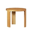 thumbnail image 2 of Pemberly Row Contemporary Outdoor Solid Teak Wood End Table in Natural, 2 of 5