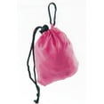 thumbnail image 2 of Reusable Grocery Bags | Foldable w/ Integrated String Pouch | Ripstop Nylon Tote - 2PK Pink CA2650, 2 of 4