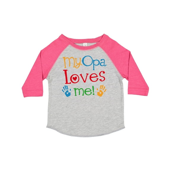 Inktastic My Opa Loves Me Boys or Girls Toddler T-Shirt