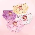 thumbnail image 2 of Nwiuh 4 Pcs Little Girls Toddler Kids Ballet Princess Underwear Boxers Briefs Panties (Hot Pink, 5-6 Years), 2 of 5