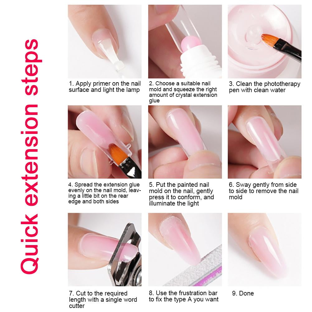 Gel Nail Extension Kit Nail Gel Kit UV Nail Gel Kit Quick Builder Gel Nail Extension Kit Nail Manicure Kit for Salon and Home | Walmart Canada Gel Nail Extension Kit Nail Gel Kit UV Nail Gel Kit Quick Builder Gel Nail Extension Kit Nail Manicure Kit for Salon and Home | Walmart Canada