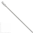 thumbnail image 2 of 925 Sterling Silver Solid Polished 1.25mm Square Snake Chain Necklace 18 Inch Lobster Claw Chain Necklace for Women and, 2 of 2