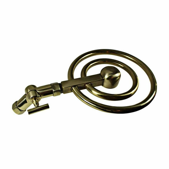 Shower Head Gold PVD Solid Brass 60 Fine Mist Jets Renovators Supply