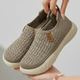 thumbnail image 2 of CAIXAI Orthopedic Dress Shoes for Women Arch Support Shoes for Women Sneakers Breathable Non- Sole Walking Shoes for Women Mesh Knitted Woven Mary Jane Flats Hands-Free Barefoot Shoe, 2 of 8