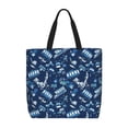 thumbnail image 1 of Easygdp Blue Bus Bolsa Tote para Mujer, Bolso de Hombro para Trabajo, Playa, Viajes, Compras y Supermercado, 1 of 7