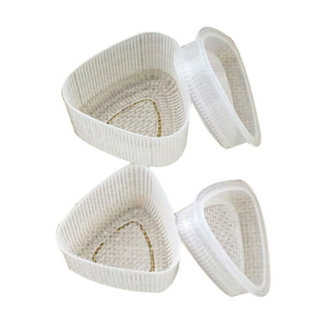 

Redempion 2Pcs Sushi Molds Transparent Kitchen Food DIY Non-Stick Rice Ball Mould Triangular Lovely Bento Accessories Household Bar