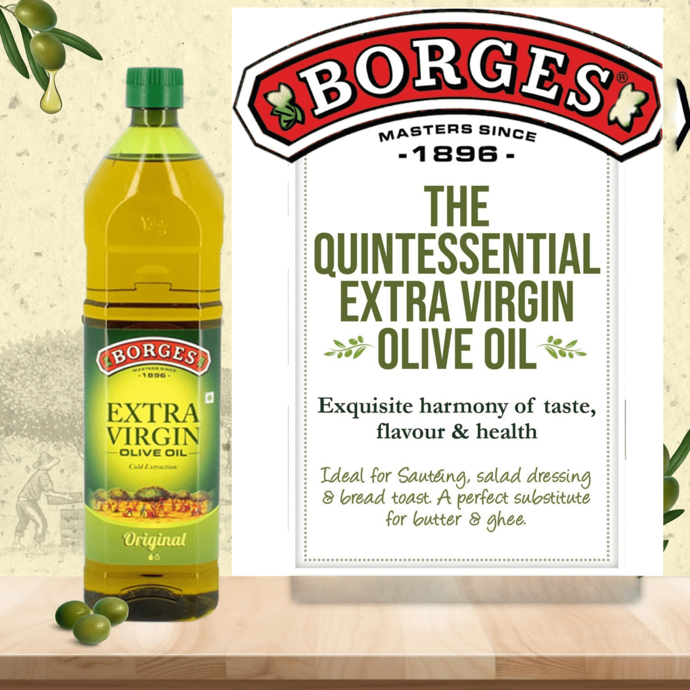 Borges Extra Virgin Olive Oil 750 ml