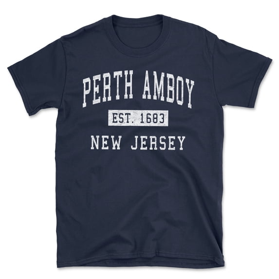Perth Amboy New Jersey Classic Established Men's Cotton T-Shirt