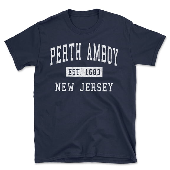 Perth Amboy New Jersey Classic Established Men's Cotton T-Shirt