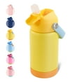 thumbnail image 6 of Hawsaiy 12oz Kids Insulated Water Bottle 4-Pack with Straw Lid, Leak-Proof Stainless Steel BPA-Free Thermos for School Boys and Girls, 6 of 10