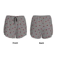 thumbnail image 5 of Lsque Ladybugs on Black and White Striped Printed Women's Running Shorts with Liner Pockets,Elastic Quick Dry Workout Athletic Gym Yoga Shorts,Womens High Waist Shorts-X-Large, 5 of 9