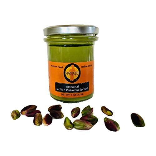 Sicilian Pistachio Spread Artisan Made With NO PALM OIL & Sicilian