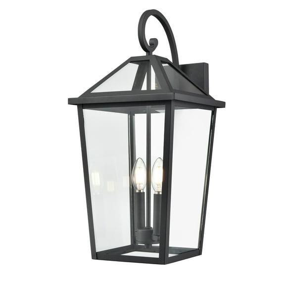 Millennium Lighting 91422-TBK Eston 2 Light 21" Tall Outdoor Wall Sconce - Black