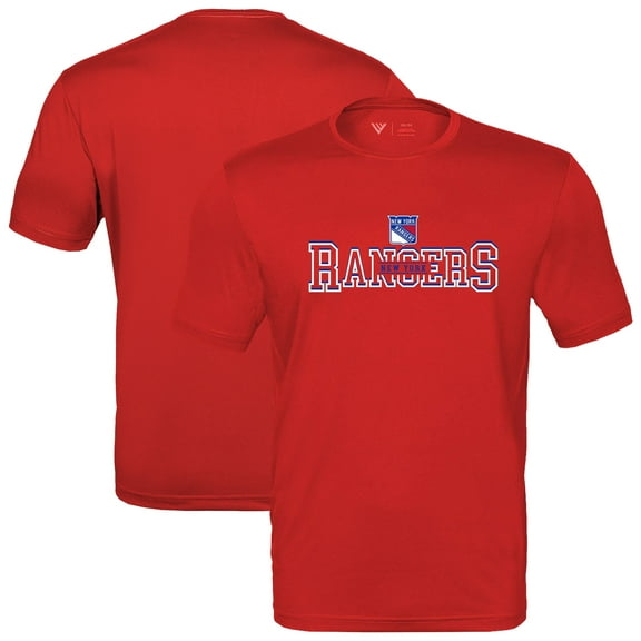 Men's Levelwear Red New York Rangers Anthem Journey Performance T-Shirt