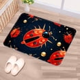 thumbnail image 5 of Ladybird Non-Slip Polyester Door Carpet Bath Rugs Floor Mat Machine Washable, 5 of 6