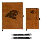 Sparo Carolina Panthers Laser-Engraved Notepad & Pen Gift Set